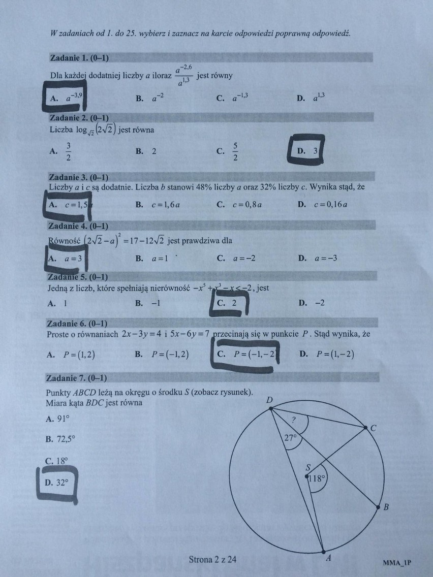 Matura 2016 MATEMATYKA Rozwiązany ARKUSZ CKE. Zobacz i...