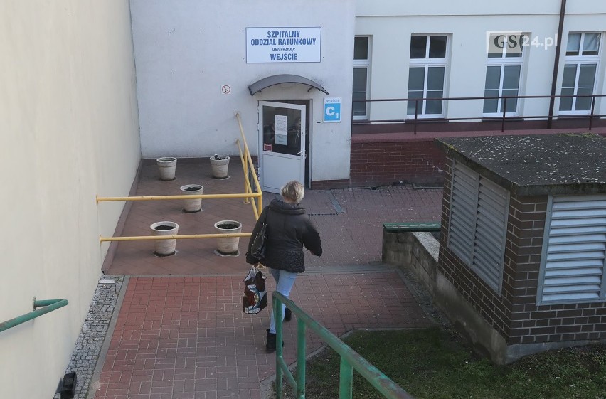Koronawirus w szpitalu przy Unii Lubelskiej w Szczecinie. SOR dla dorosłych zamknięty