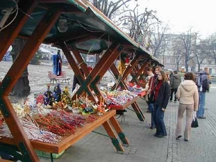 Tylko świąteczne akcesoria będzie można kupić na przemyskim jarmarku.