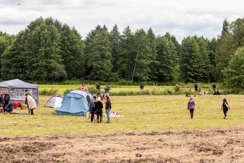 Usnarz Górny przy granicy z Białorusią (24 sierpnia 2021...