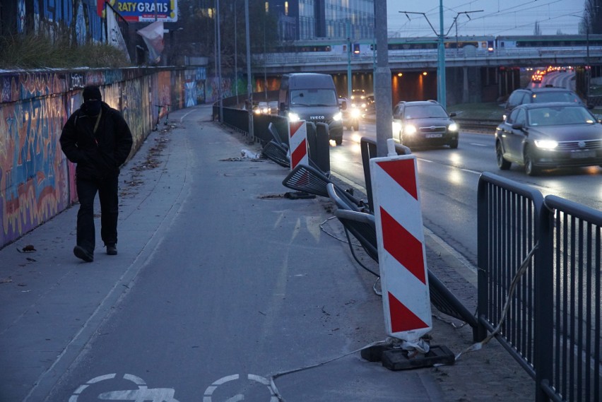 Na ulicy Hetmańskiej rowerzyści muszą szczególnie uważać....