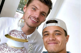 Max Verstappen jeszcze raz odebrał puchar. Węgierska porcelana zrekonstruowana