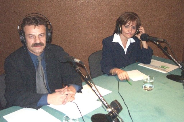 Do radiowego studia przyszli tylko Wiesława Sietczyńska i Dariusz Jorg.