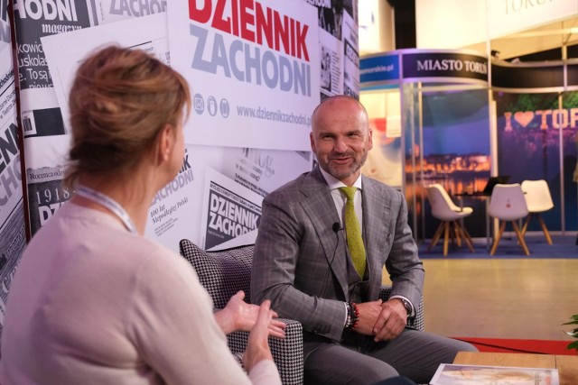 Rafał Brzoska, szef InPostu, na EKG 2021