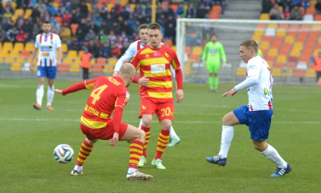 Podbeskidzie - Jagiellonia 1:0 Gol w ostatniej minucie dał zwycięstwo Góralom