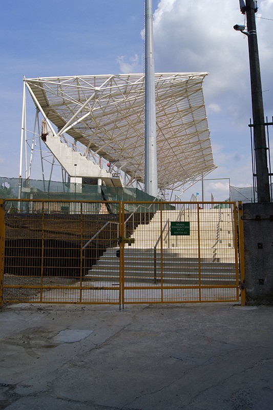 Trybuna Północna Stadionu Miejskiego w Bielsku-Białej
