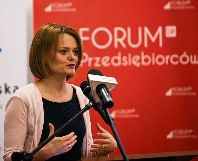 Wiceminister rozwoju Jadwiga Emilewicz przedstawiła plan rządu