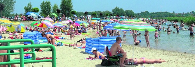 W ostatni weekend czerwca nad Jeziorem Tarnobrzeskim wypoczywało ponad 10 tysięcy osób.