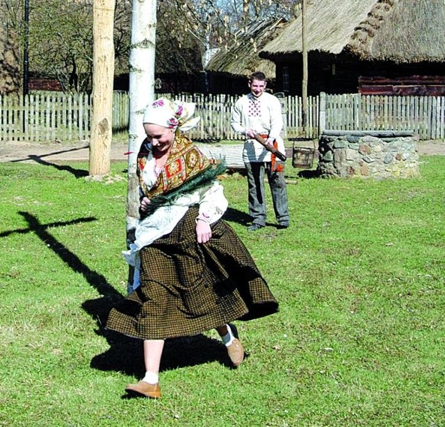 Tradycyjne dyngusówki można dziś obejrzeć w Muzeum Rolnictwa w Ciechanowcu