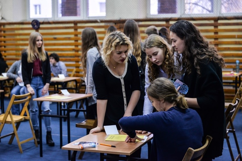 Próbna matura z matematyki w XIX LO im M. Mokwy w Gdańsku