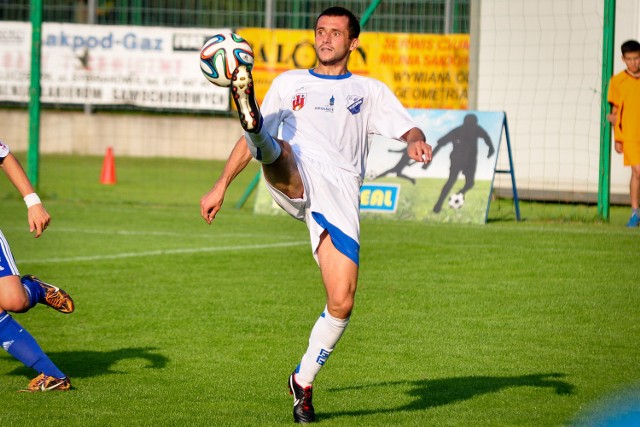 Adam Orłowicz był jednym z niewielu piłkarzy MKS-u, który zagrał na dobrym poziomie.