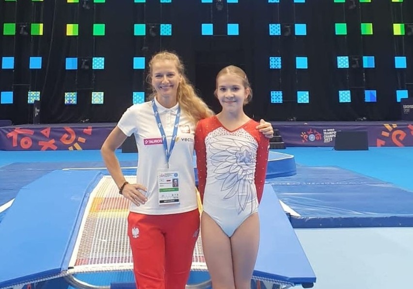 Małgorzata Kałużna (z prawej) ze swoją trenerką Wiktorią...