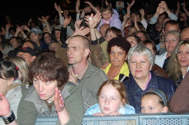 Na koncert Jacka Stachurskiego przyszly tlumy jego fanów