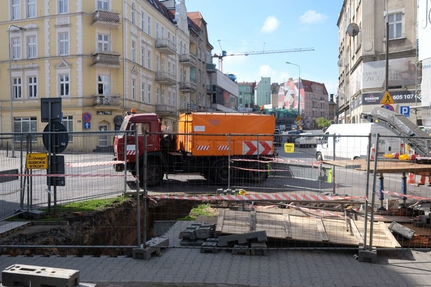 Zablokowana Kościelna. Ogromne korki na Jeżycach