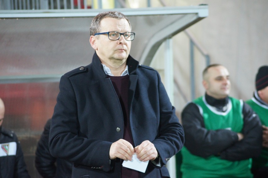 Trener Zagłębia Piotr Mandrysz