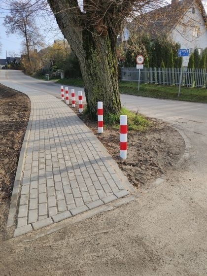 Mieszkańcy są zadowoleni. Nowy chodnik na ulicy Sportowej w Borzytuchomiu