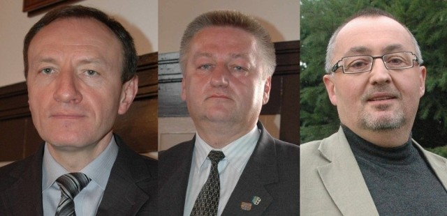 Od lewej: Sylwester Lewicki, Jerzy Liberka, Klaudiusz Prochota.