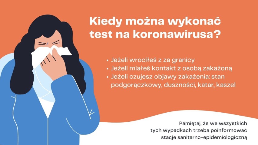 Testów komercyjnych na koronawirusa w Wielkopolsce nie...