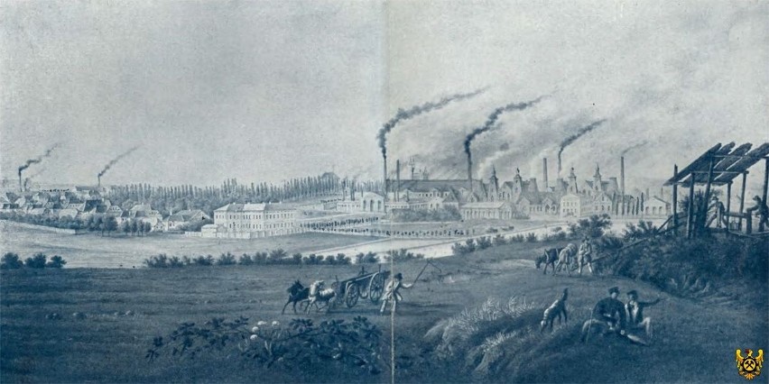 Panorama Królewskiej Huty (1828 r.)