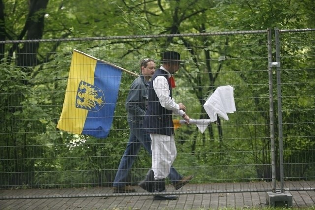 Miasteczko Wkurzonych w czasie Konwencji PO w Chorzowie