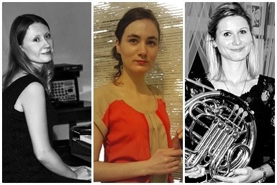 W Szafarni wystąpią: Maja Kwiatkowska – skrzypce, Marta Murawska-Bednarska – waltornia i Natalia Mróz