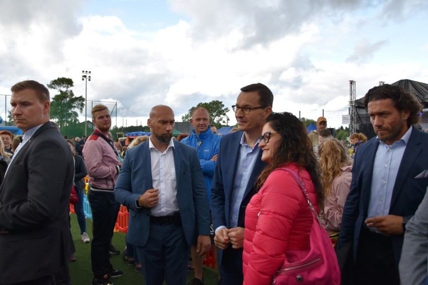 Premier Mateusz Morawiecki wziął udział w Wakacyjnym Pikniku...