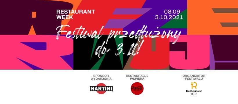 Restaurant Week przedłużony do 3 października!