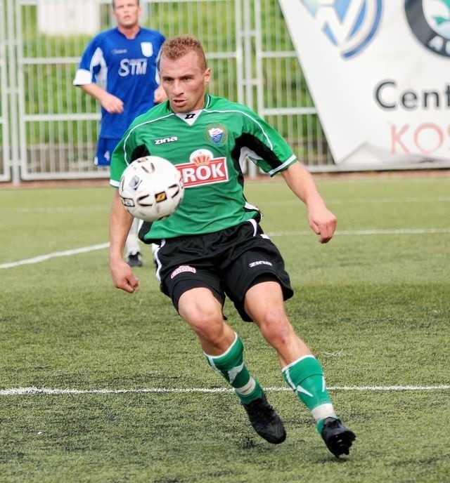 Marcin Chyła zdobył dwa gole w meczu z Wielimem.
