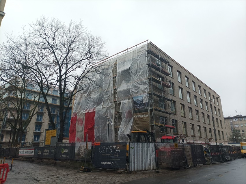 Budowa apartamentowca na ul. Czystej we Wrocławiu nabiera...