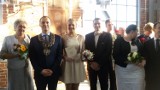 Pierwsze małżeństwo na wieży szybu KWK Polska w Świętochłowicach