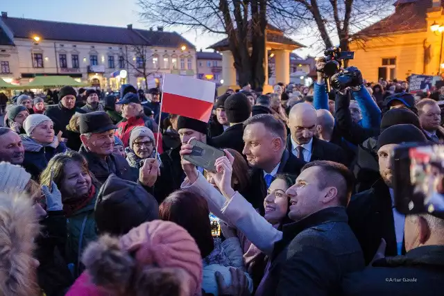 Andrzej Duda w Zakliczynie.