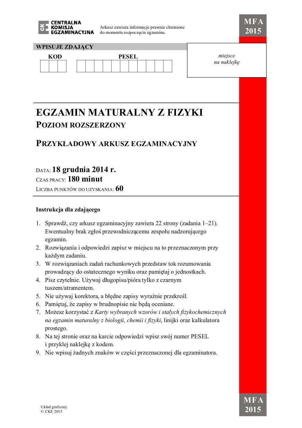 Próbna Matura Z Operonem 2015 Chemia