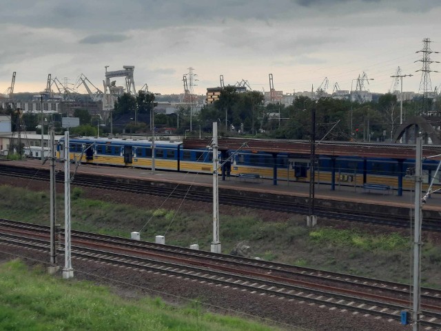 Wypadek na stacji SKM Stocznia w Gdyni. Mężczyzna wpadł pod pociąg