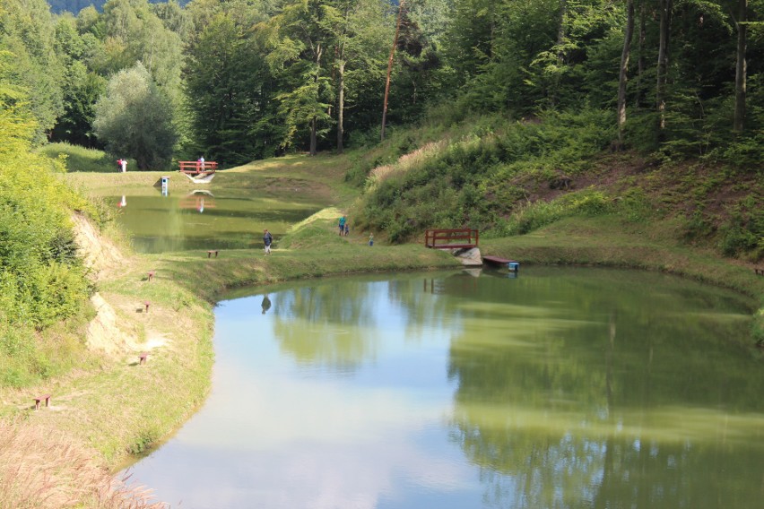 Pogorzyce. Piękne stawy kaskadowe nową atrakcją turystyczną 