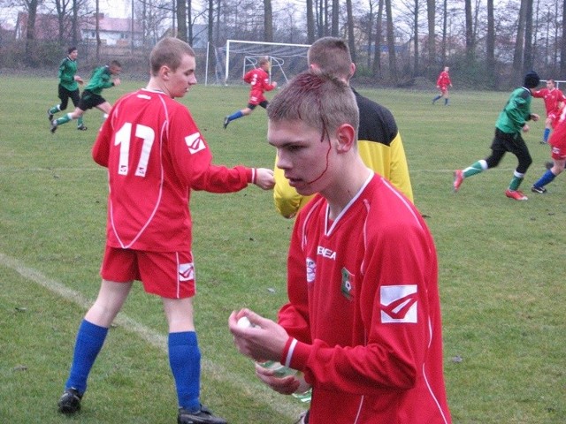 Junior MKS Malkinia w meczu z OSiR Sokolów Podlaski