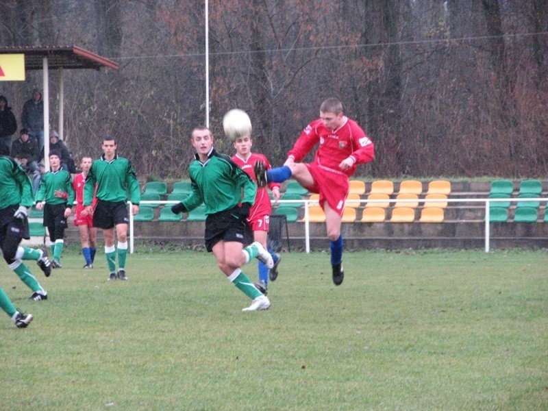 Junior MKS Malkinia w meczu z OSiR Sokolów Podlaski