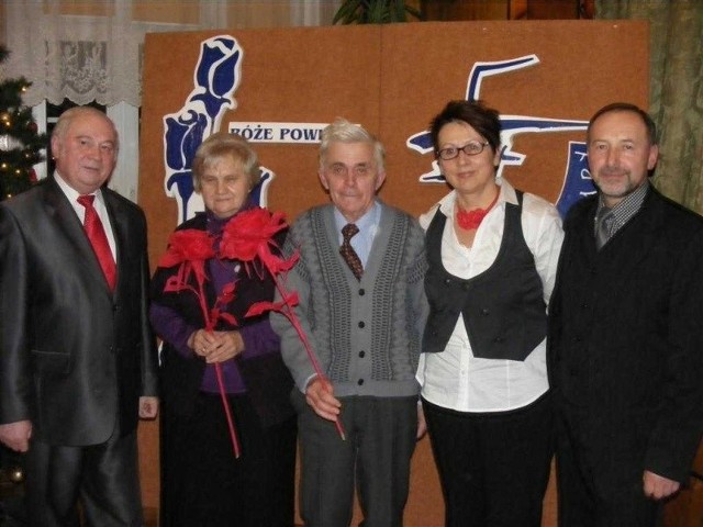 Od lewej: Jan Kus, Elżbieta Lesik, Reinhold Kotwic, Dorota i Gerard Wonsowie.
