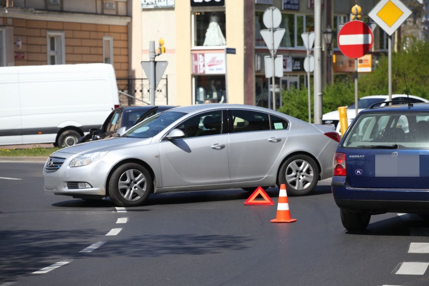 Wypadek na skrzyżowaniu Anny Łajming i Tuwima w Słupsku.