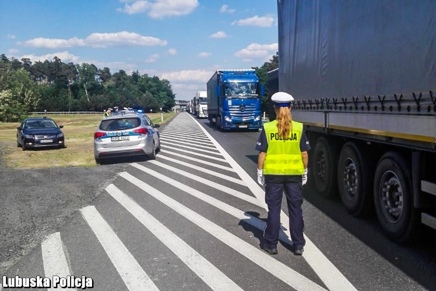 Blisko 12 godzin trwały spore utrudnienia na lubuskim...