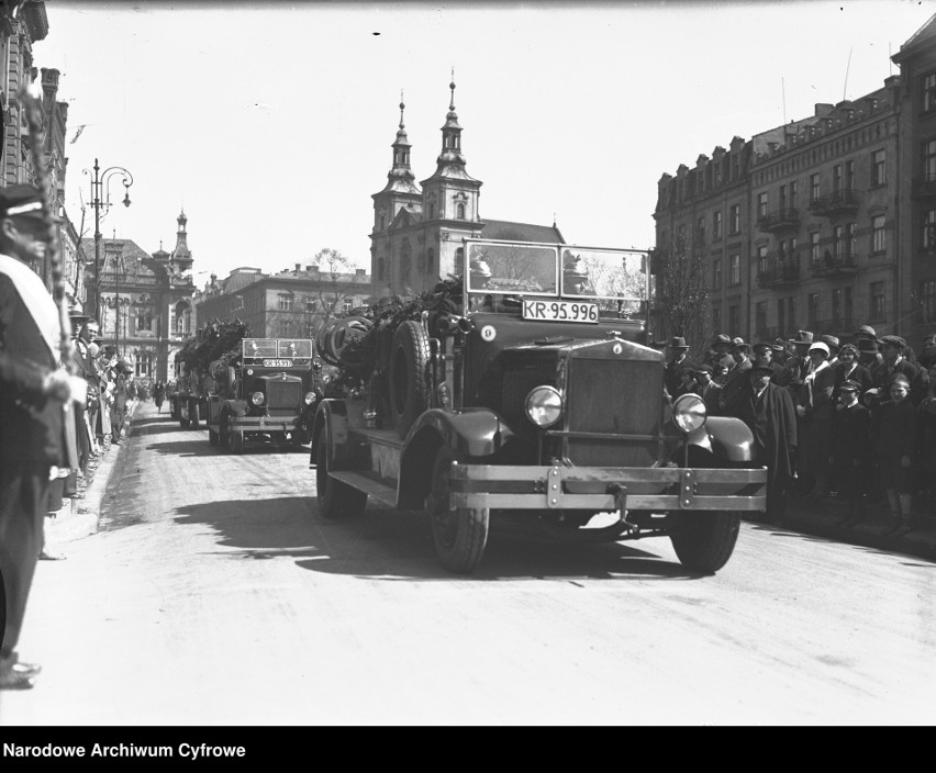 Uroczystości św. Floriana w Krakowie w 1933 roku