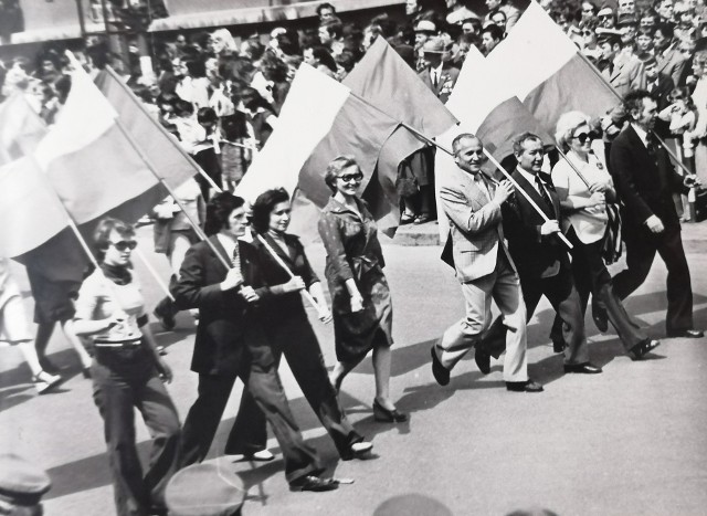 Obchody Święta Pracy w Krakowie w latach 70. i 80.
