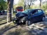Wypadek na ul. Arciszewskiego. Dwie osoby w szpitalu