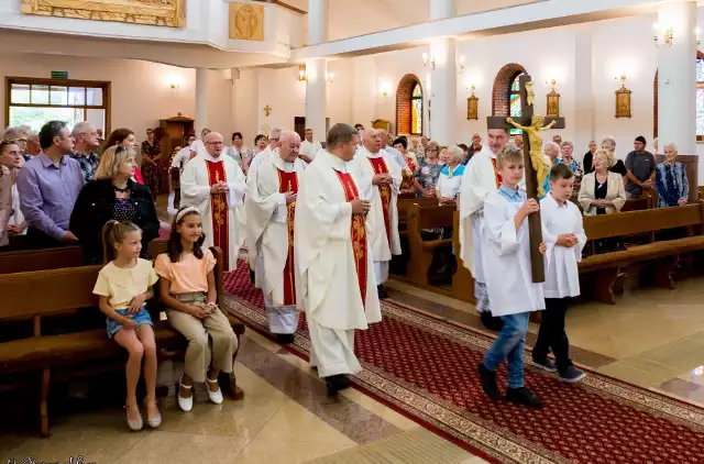 W sobotę, 6 sierpnia, była Uroczystość Odpustowa w parafii Przemienienia Pańskiego w Kielcach - Białogonie.