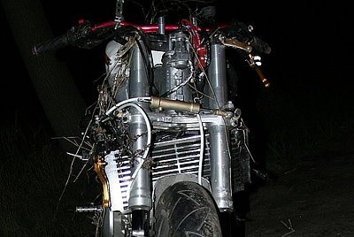 Dramat! 25-letni motocyklista zginął na drodze w pobliżu Podzamcza [ZDJĘCIA]