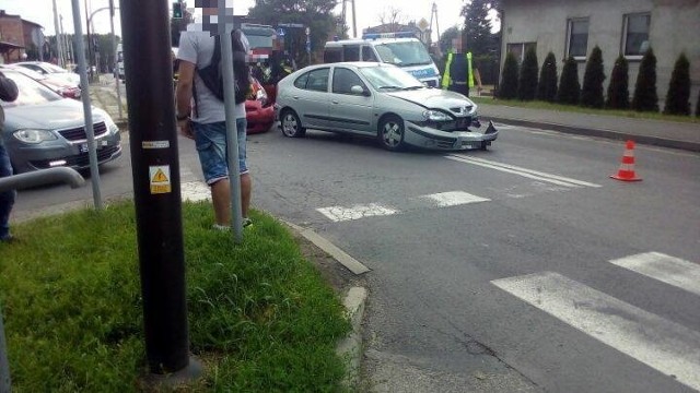 Kraksa na Mikołowskiej w Żorach