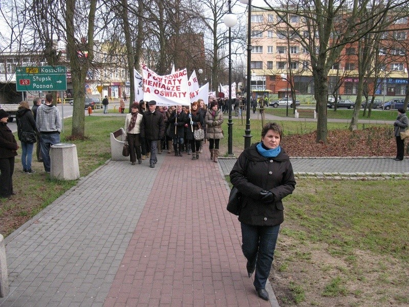 Protest licealistów z Miastka