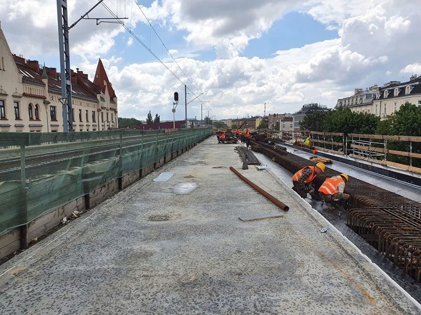 Kraków. Budują estakady kolejowe. Do końca 2021 roku powstaną na nich cztery tory [NOWE ZDJĘCIA]