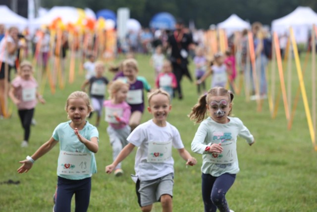 Imprezą towarzyszącą Poland Business Run 2023 były biegi dla dzieci w Parku Jordana