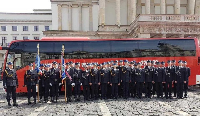 Strażacy z regionu świętowali - lokalnie i na obchodach w Warszawie