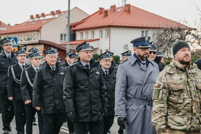 Noworoczne spotkanie służb mundurowych w Tryńczy.